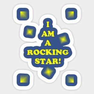 Rocking Star- Yellow Sticker